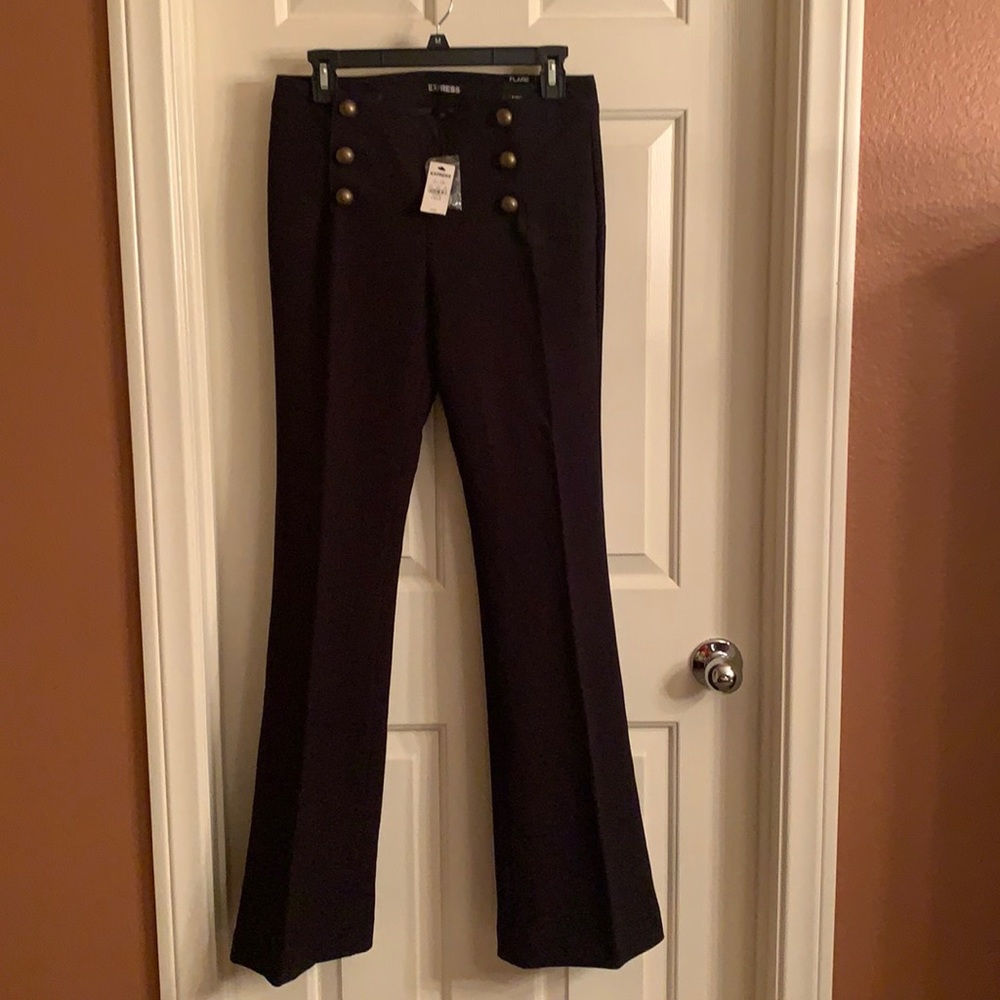 Express Brand New Flared Black Dress Pants